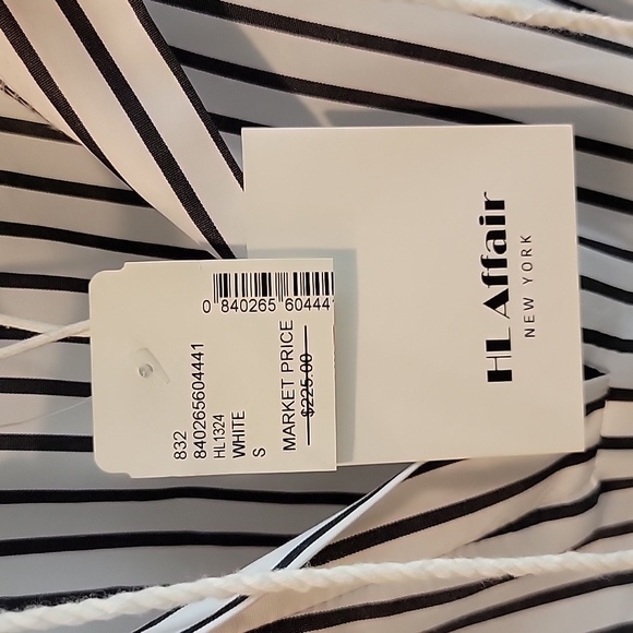 NWT  HL Affair Stripped Dress - Picture 7 of 11
